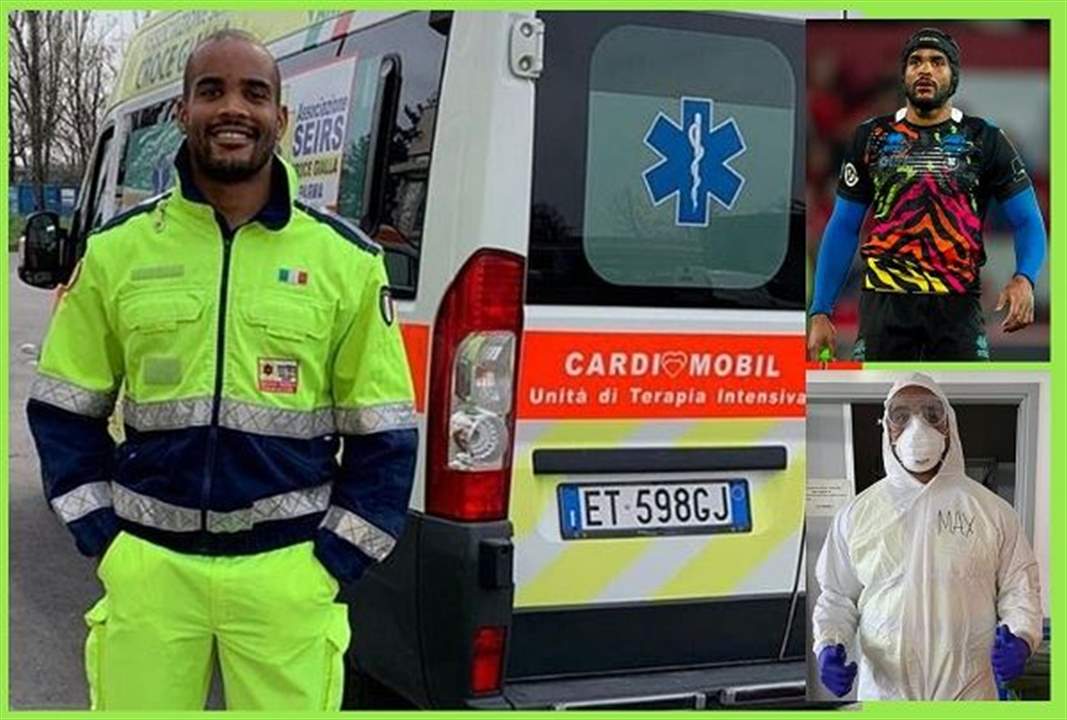 هكذا تحول النجم الإيطالي إلى سائق سيارة إسعاف !!