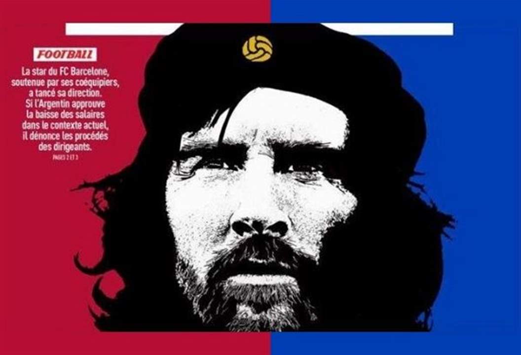 "تشي جيفارا برشلونة" يقود الثورة الجديدة في كاتالونيا (!!)