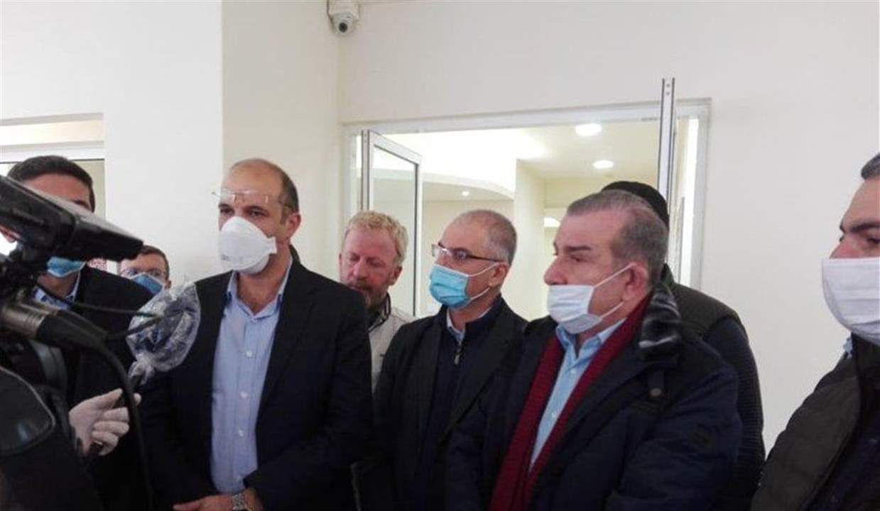 وزير الصحة جال في بشري وزغرتا: إيجاد حالات إيجابية لا يخيف بل يدلنا على مصدر الإصابات ويمكننا من تتبعها