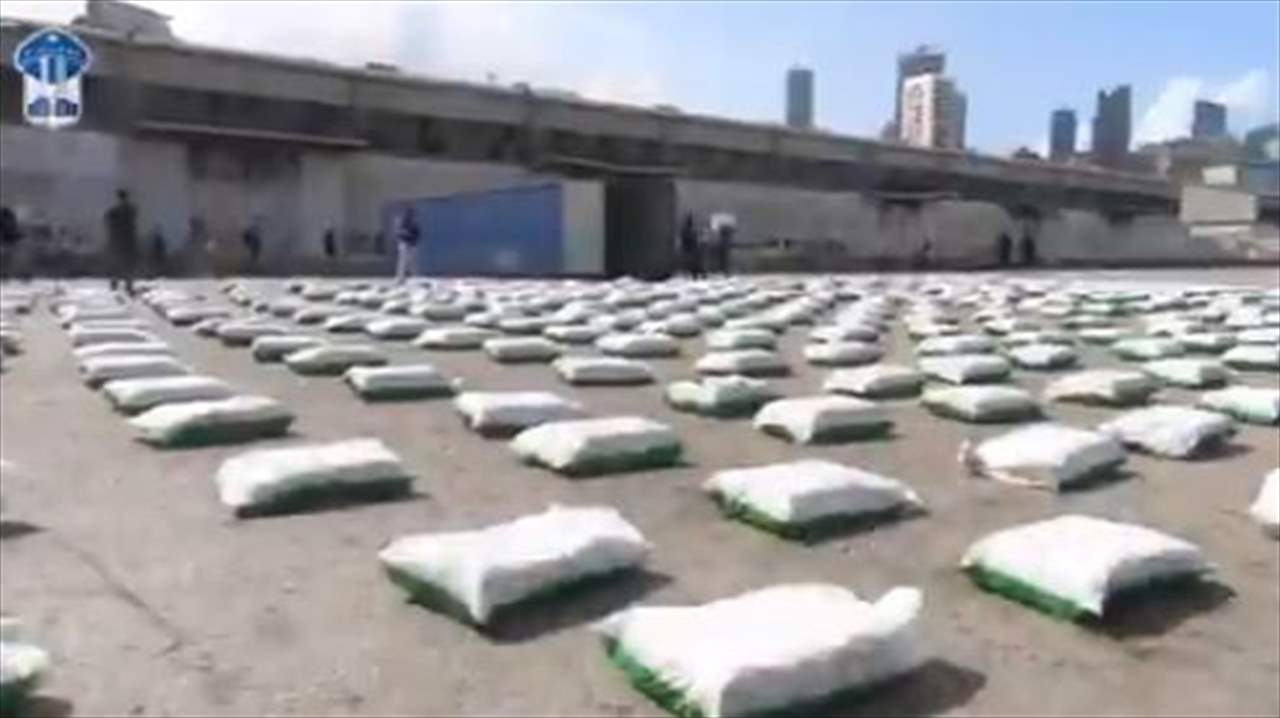 إحباط أضخم عملية تهريب بتاريخ لبنان لكمية كبيرة من حشيشة الكيف