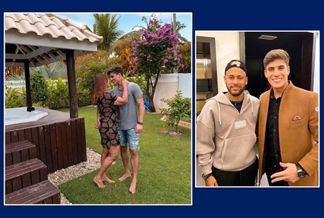 والدة نيمار تواعد شاباً أصغر من ابنها بست سنوات!!