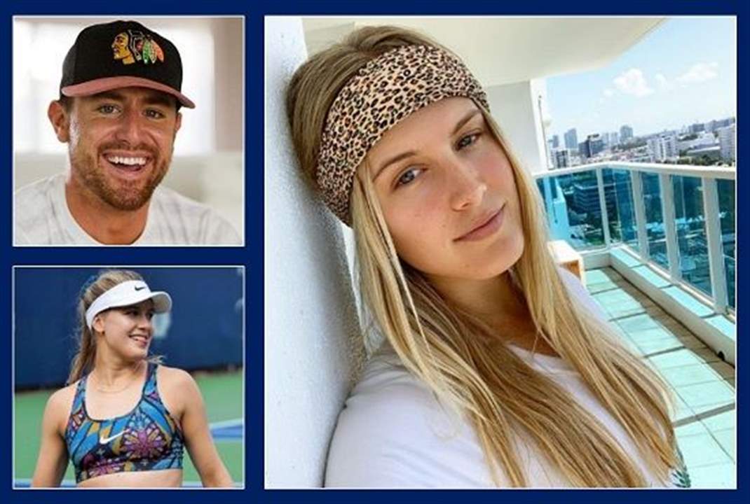 دردشة علنية تحولت إلى مواعدة بين نجمة التنس والممثل الكوميدي