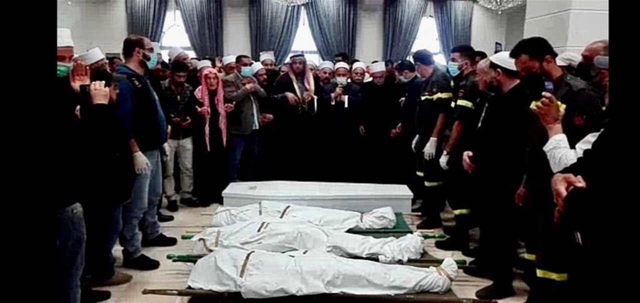 تشييع سبعة من ضحايا جريمة بعقلين