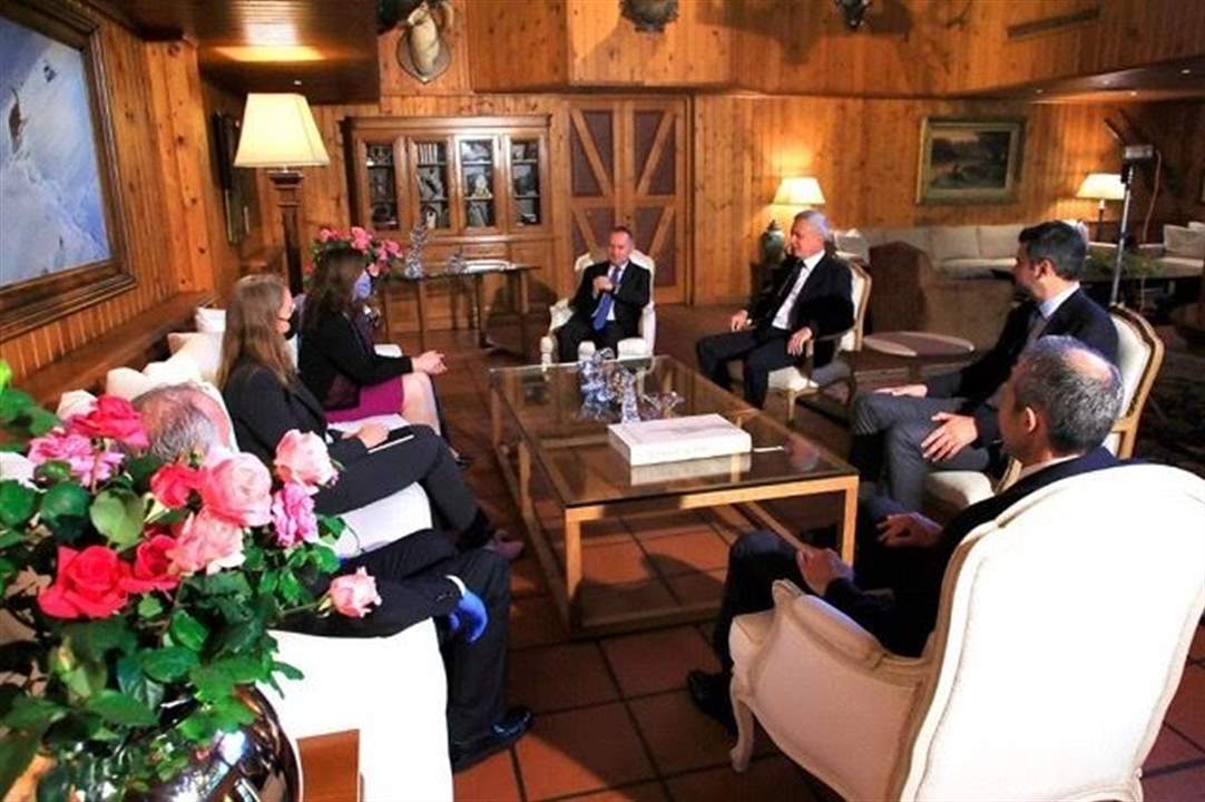 فرنجية عرض الأوضاع مع السفيرة الأميركية