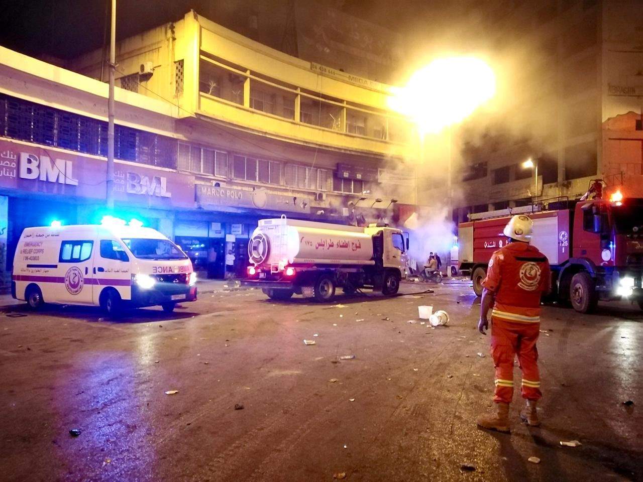 جهاز الطوارئ والإغاثة: أكثر من 47 جريحاً في الاشتباك بين الجيش والمحتجين في طرابلس