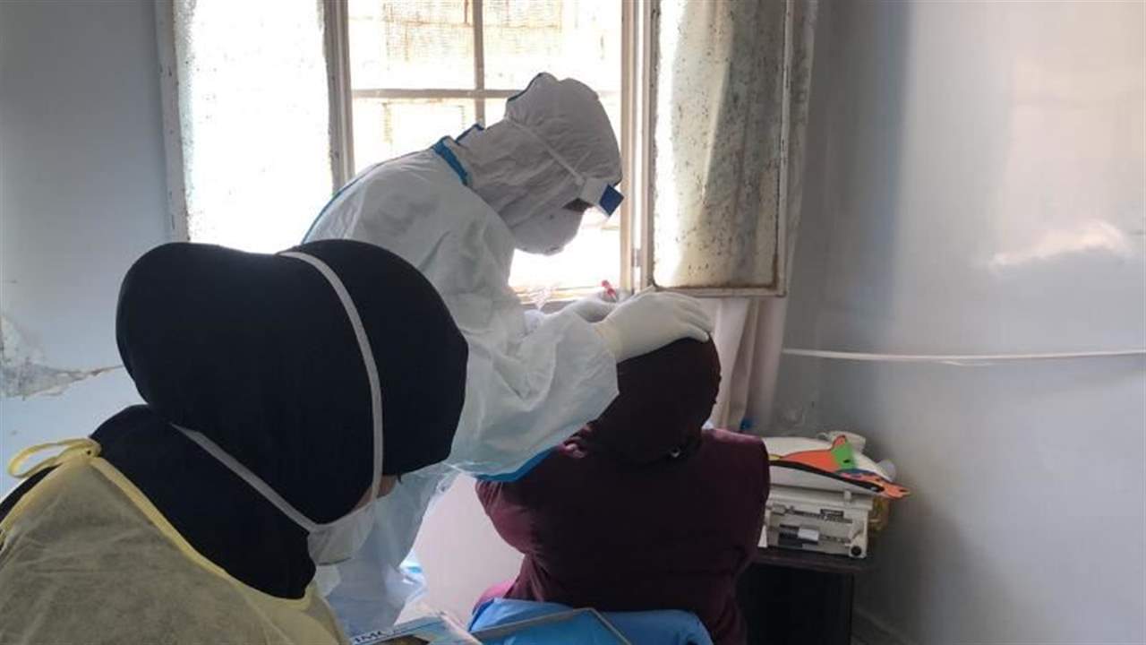 وزارة الصحة أخذت عيّنات لفحوص PCR من مخيم الجليل في بعلبك 