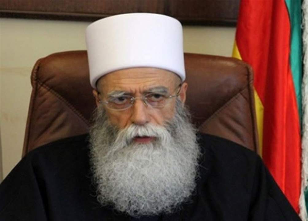 شيخ العقل في خطبة الفطر: لإصلاح جذري واستقلالية القضاء ومنع الغلاء وتنظيم سعر الصرف