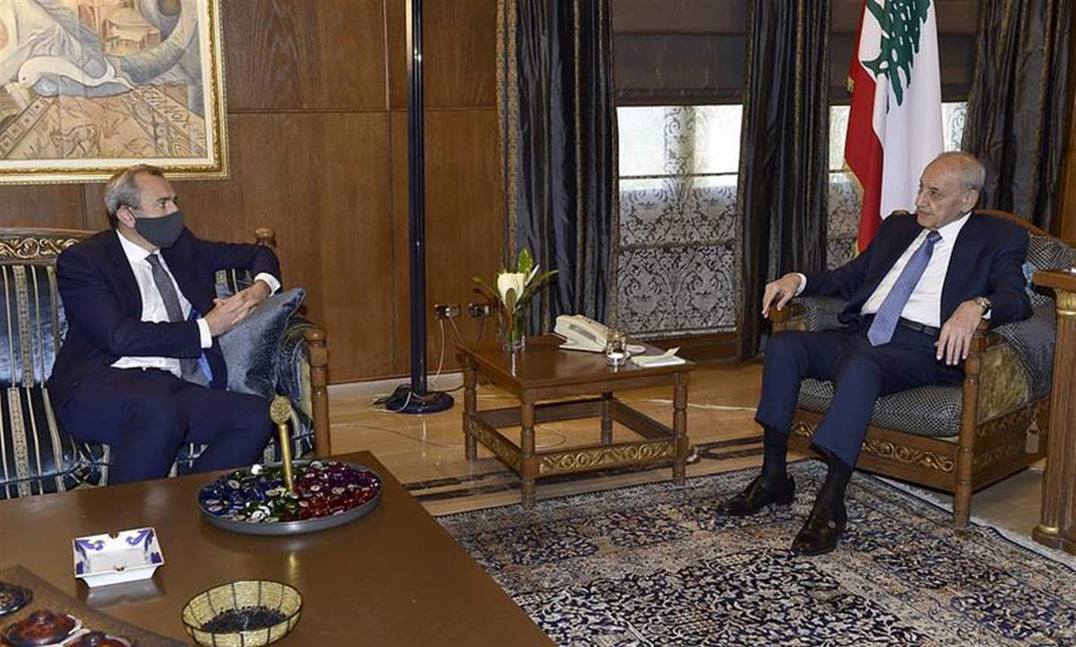 بري استقبل السفير البريطاني وعرض الوضع المالي مع جمعية المصارف 