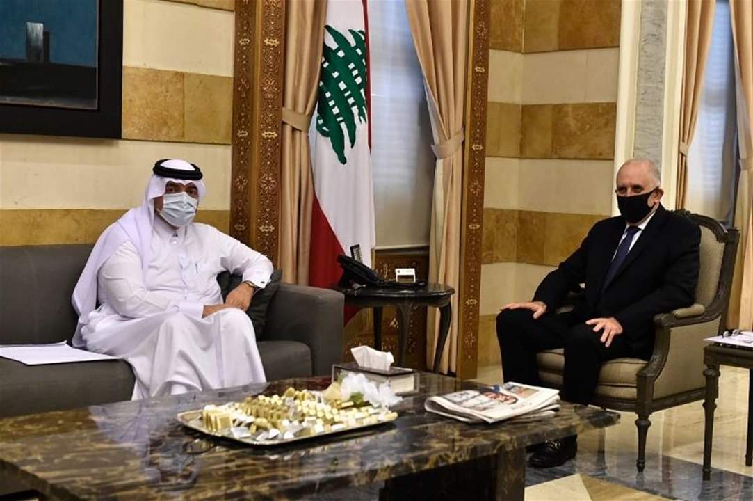 فهمي عرض مع الجابر العلاقات مع قطر 