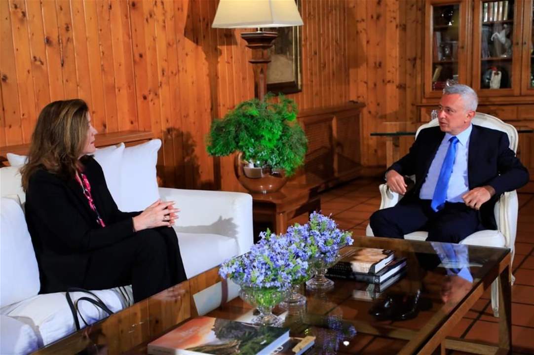 فرنجية بحث مع السفيرة الأميركية في الأوضاع العامة