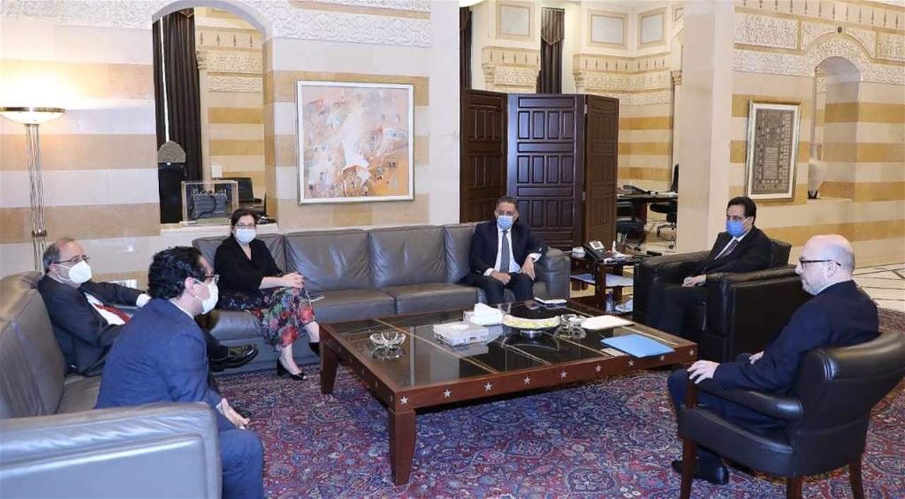 دياب التقى وزير البيئة ووفدا من UNDP قطار: بدء العمل لتشكيل الهيئة الوطنية لمكافحة الفساد