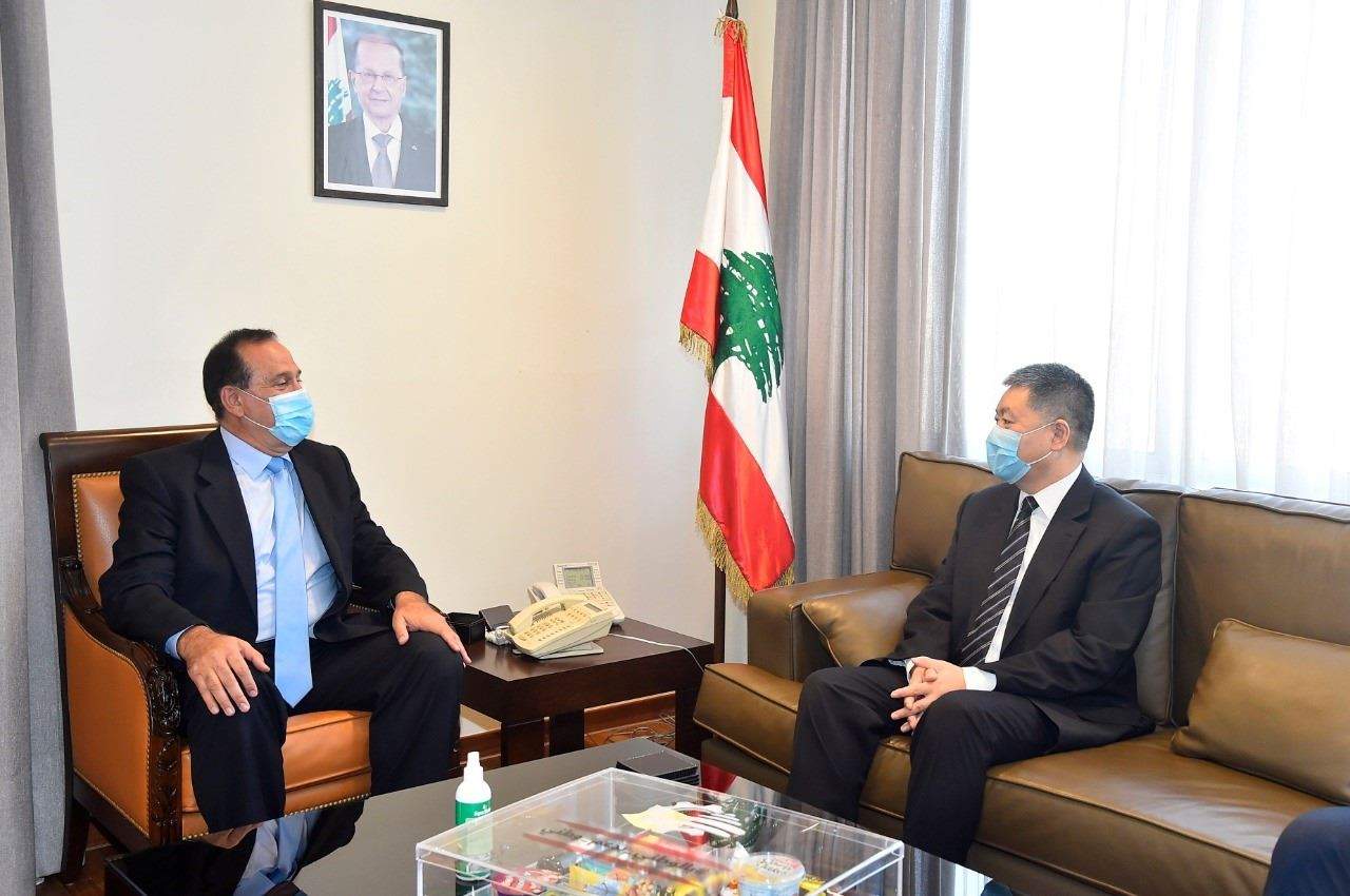  حب الله بعد لقائه السفير الصيني: التعاون بين لبنان والصين استراتيجي