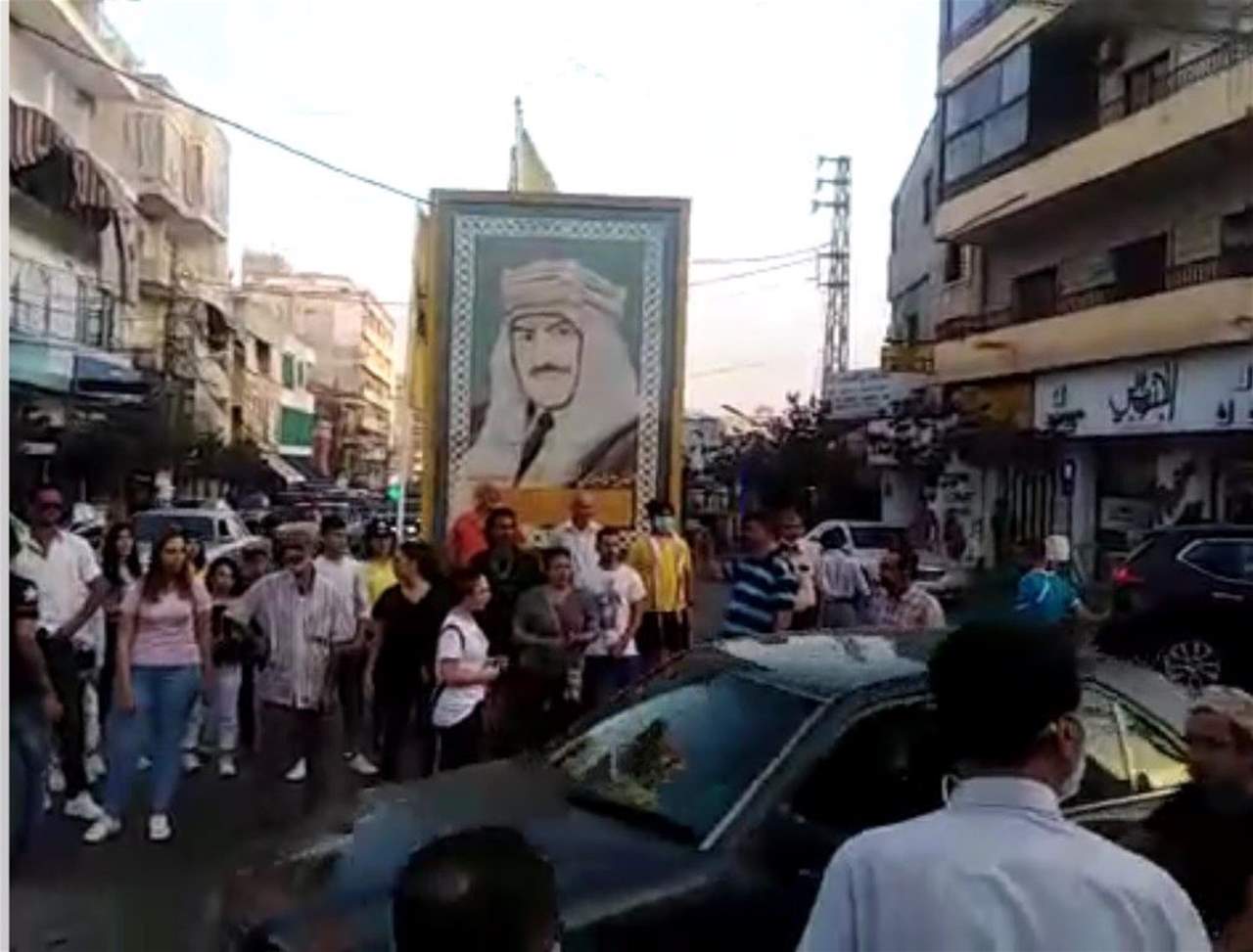 مسيرة لحراك النبطية احتجاجا على تردي الاوضاع المعيشية