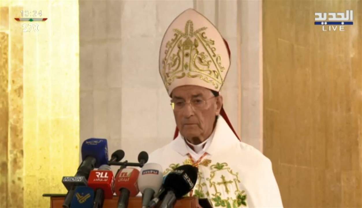  الراعي : حياد لبنان من أجل خيره وخير جميع مكوّناته