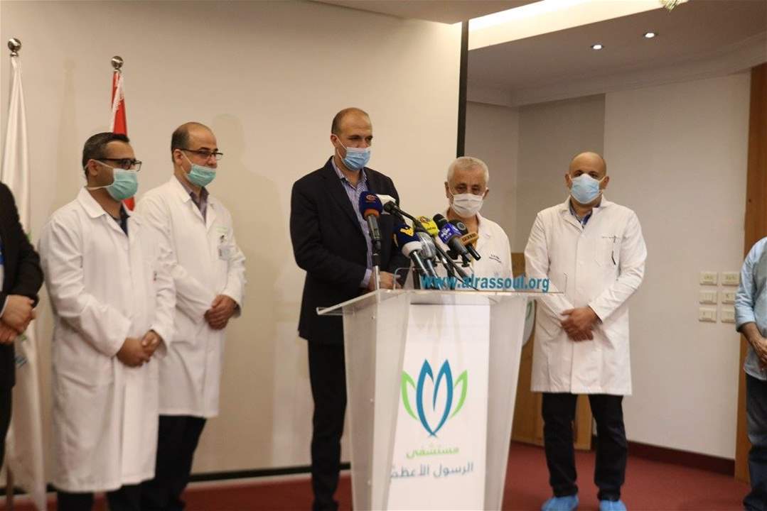 حسن زار الجريح من حادثة الطائرة الايرانية في الرسول الاعظم: الاعتداء الذي حصل ترهيب اجرامي على طريقة الكاوبوي