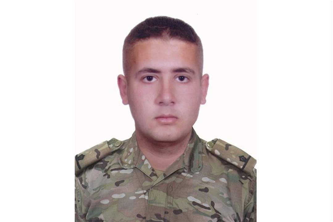 قيادة الجيش تنعي المؤهل جورج معلوف الذي استُشْهد جرّاء الانفجار في مرفأ بيروت