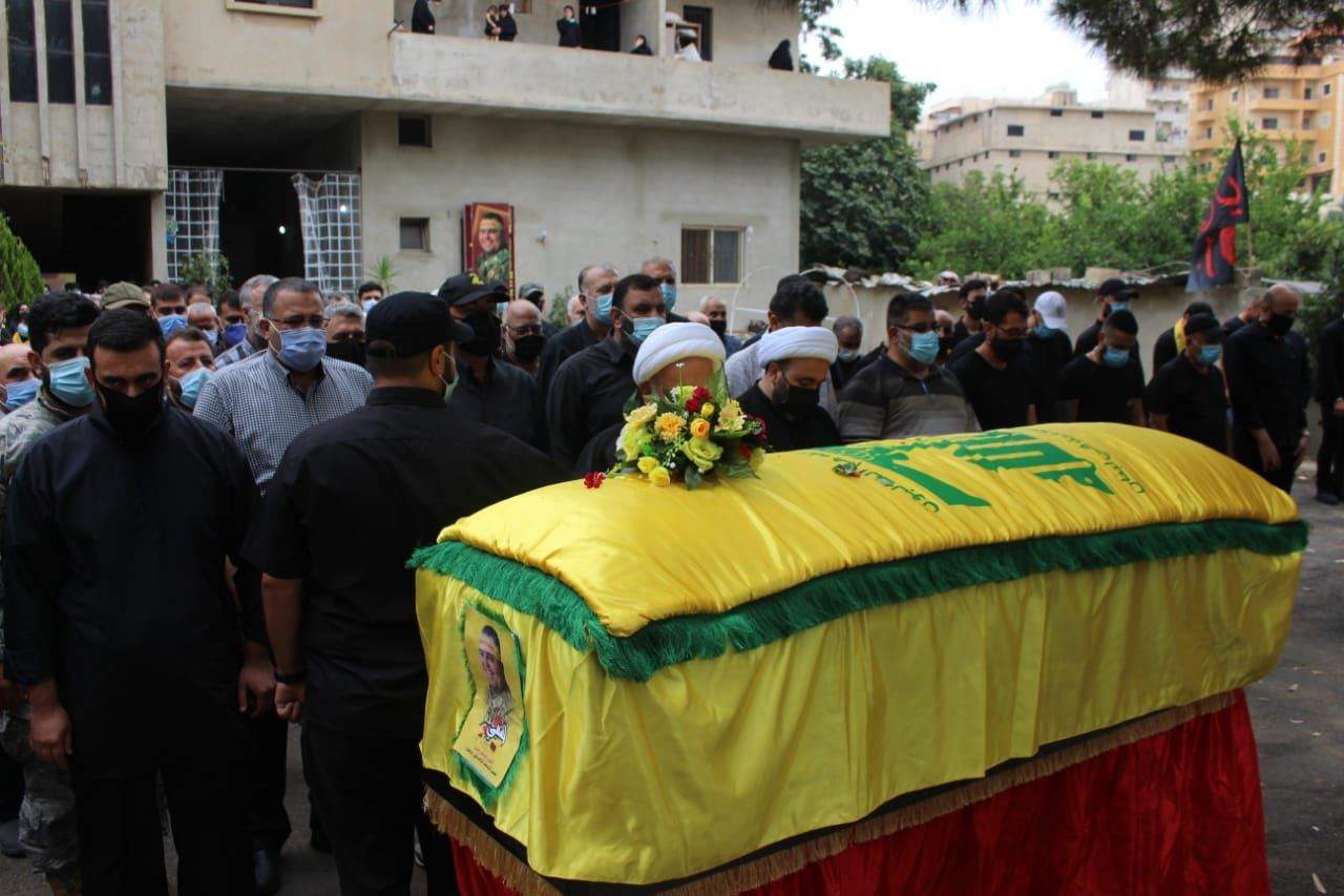حزب الله يشيّع الشهيد حسين روماني في دير الزهراني