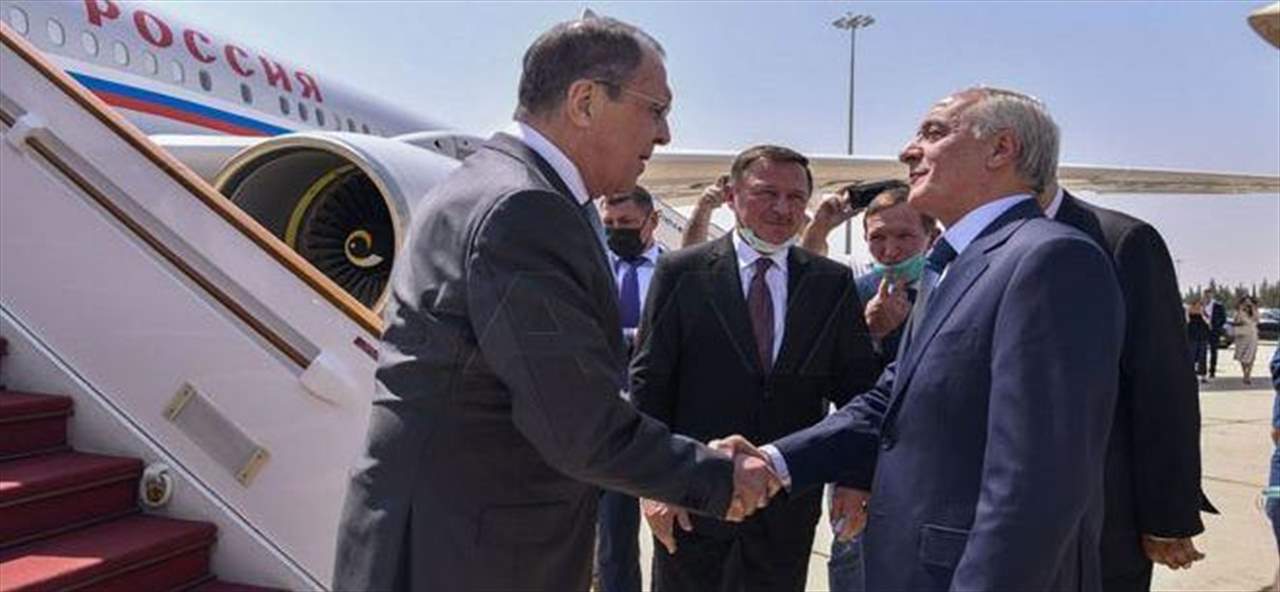 وزير الخارجية الروسي يصل إلى دمشق في أول زيارة منذ سنوات