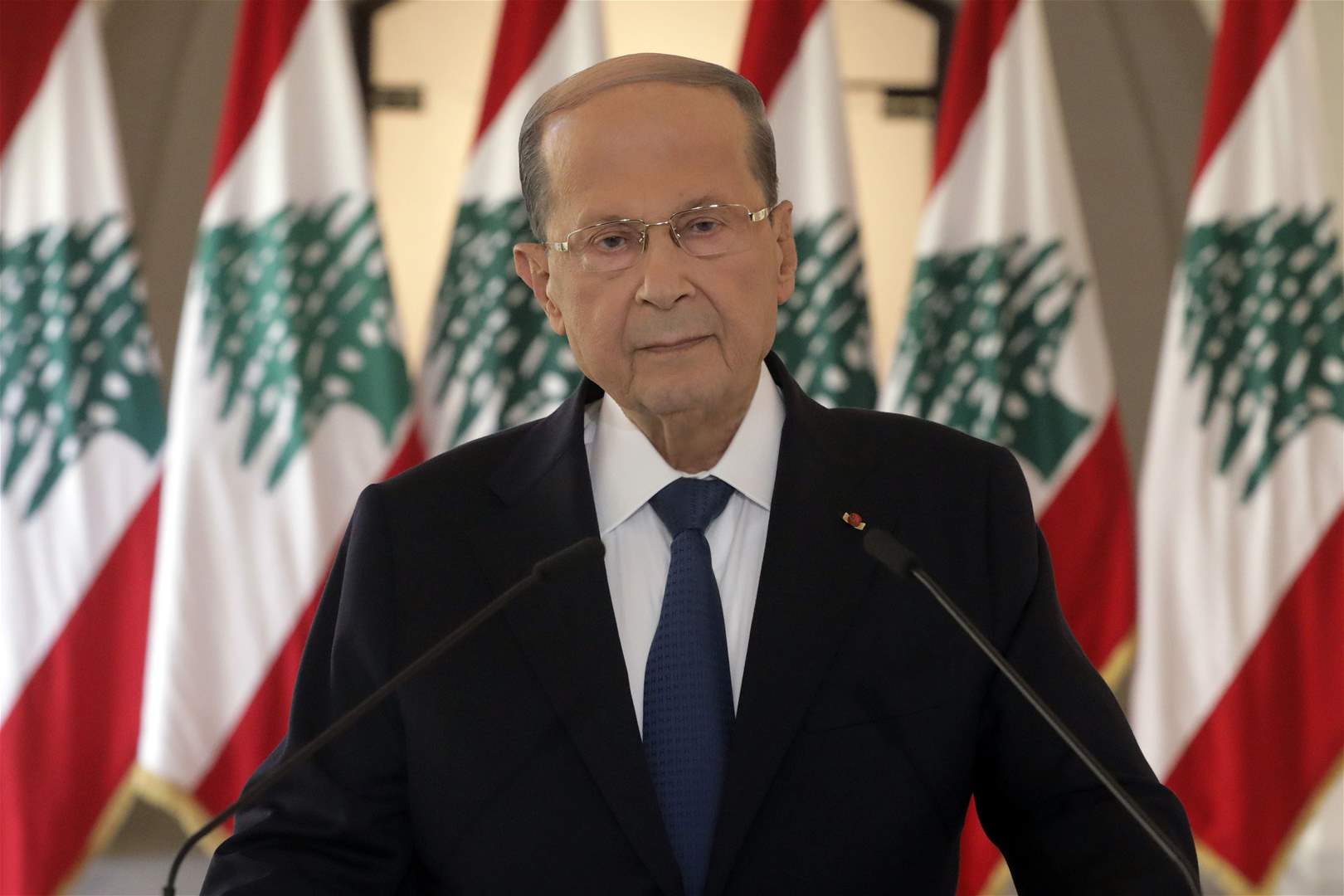 رئيس الجمهورية طلب من ملك الأردن التدخل لتسهيل مرور الشاحنات اللبنانية على معبر جابر 