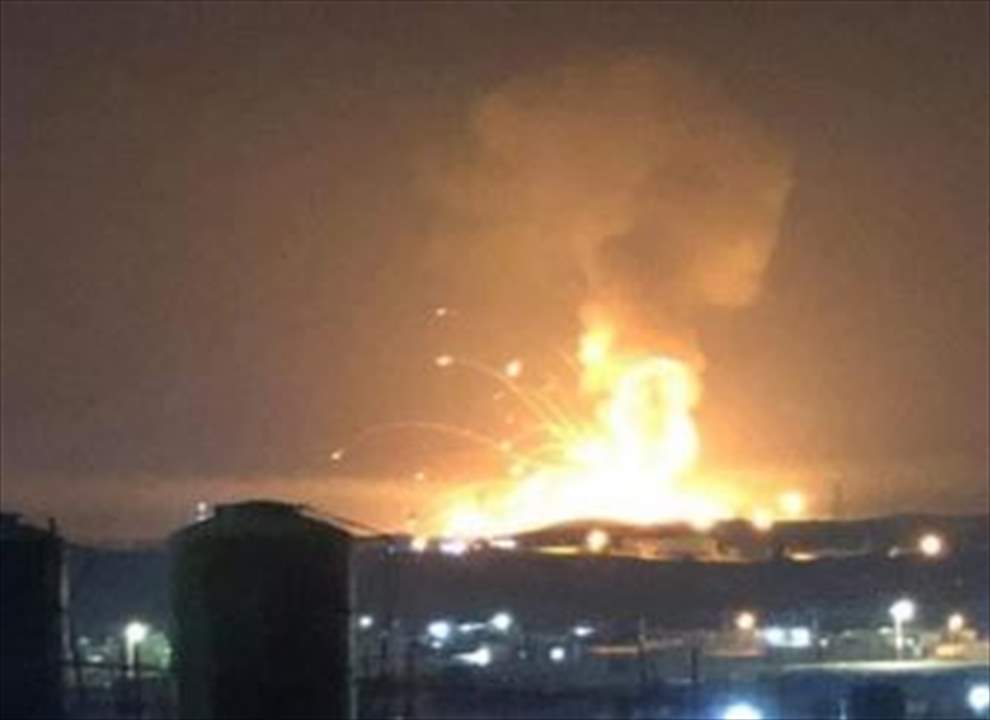 بالفيديو-  انفجار قوي يهز مدينة الزرقاء الاردنية فجراً...