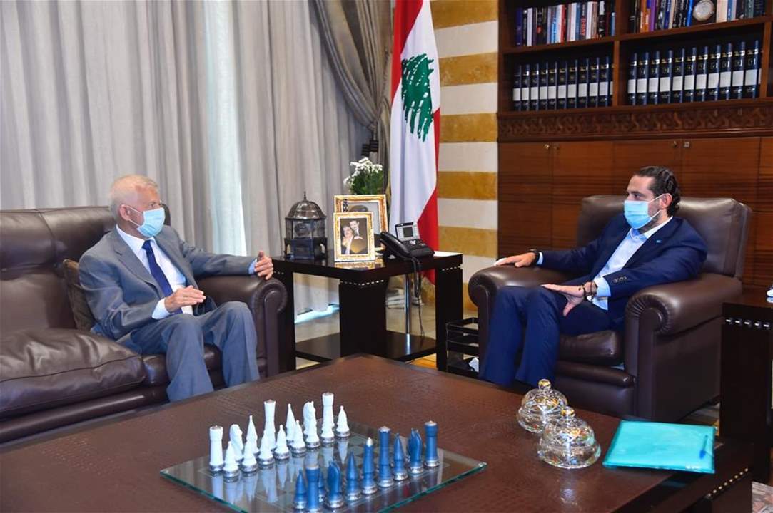 الحريري استقبل زاسبكين في زيارة وداعية