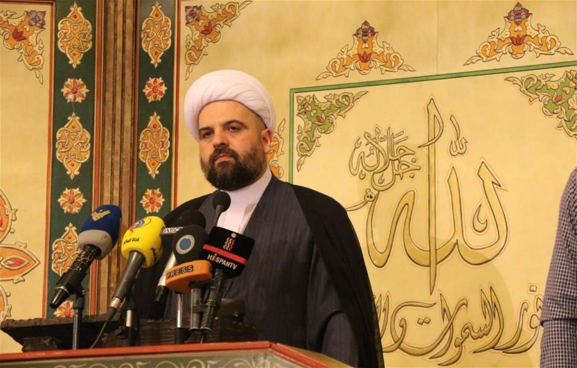 المفتي قبلان: نصرّ على تسمية وزرائنا والمطلوب من الرئيس المكلف التواصل مع الجميع لمنع الانهيار
