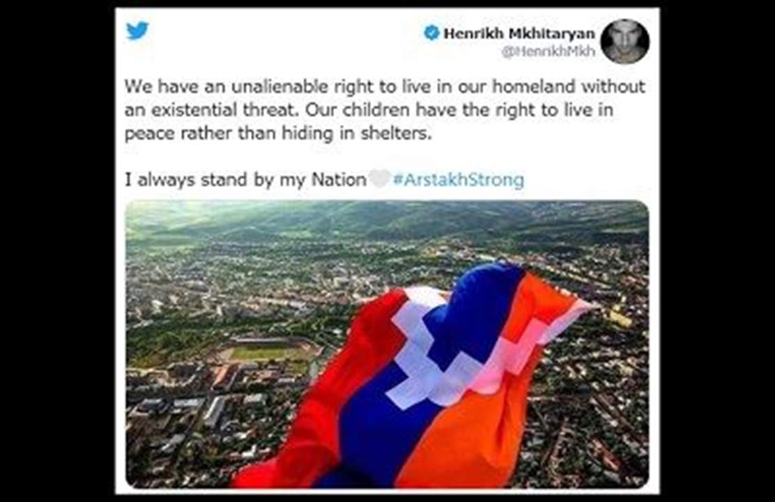 النجم الأرميني الشهير يهاجم أذربيجان ويطالب بتدخل دولي