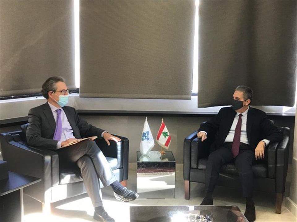 وزني التقى الوزير المفوض بالشؤون الاقتصادية الفرنسي... وزير المال شدد على أهمية متابعة الإصلاحات في المرحلة المقبلة