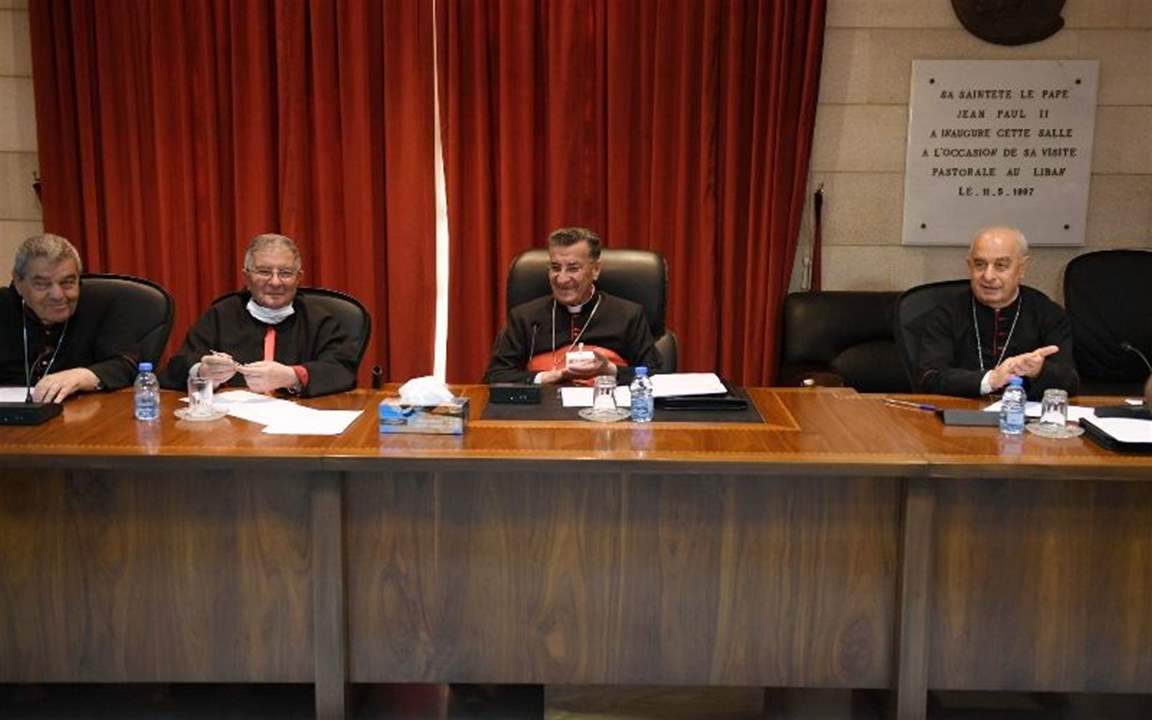  اجتماع المطارنة الموارنة استنكر عدم تشكيل الحكومة والتباطؤ في التحقيق في انفجار المرفأ ورحب بالمشروع الاطاري