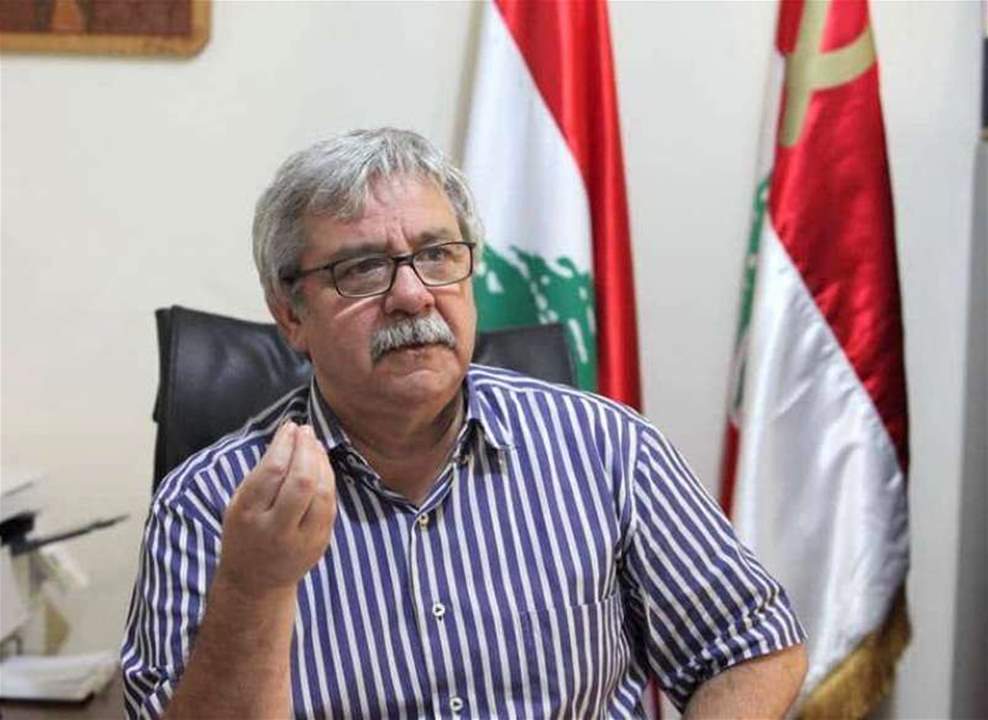 حنا غريب: لا نرى مبررا للتفاوض على ترسيم الحدود مع العدو ولبنان يعيش حالة انهيار شاملة