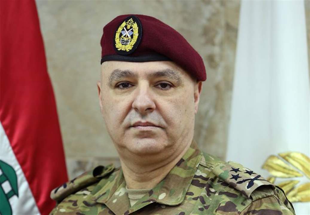 قائد الجيش يستقبل الملحق العسكري البرازيلي في لبنان