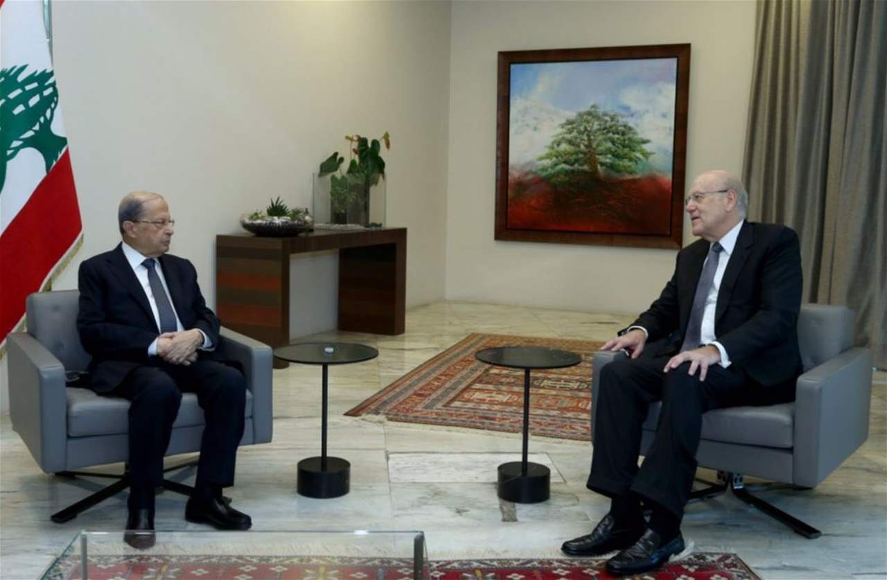 ميقاتي يسمّي الحريري: طلبت من عون أن يكون أبًا للجميع