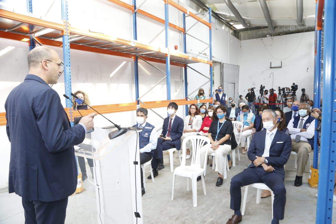 وزير الصحة في حفل وضع حجر الأساس لإعادة بناء مستودع الكرنتينا: ننتظر وعود الدول الصديقة بالاستمرار بيد المساعدة