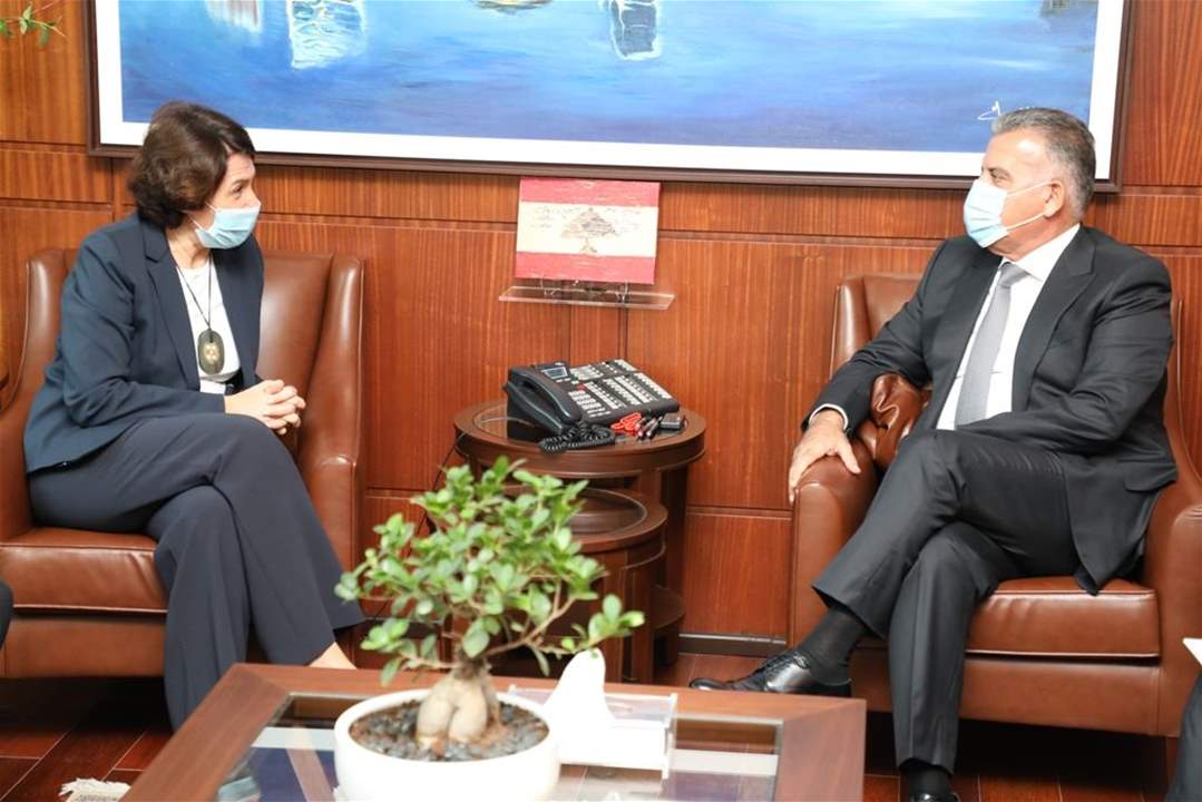 اللواء ابراهيم التقى السفيرة الفرنسية والقائم باعمال النروج وبحث مع كوبيتش في الاوضاع