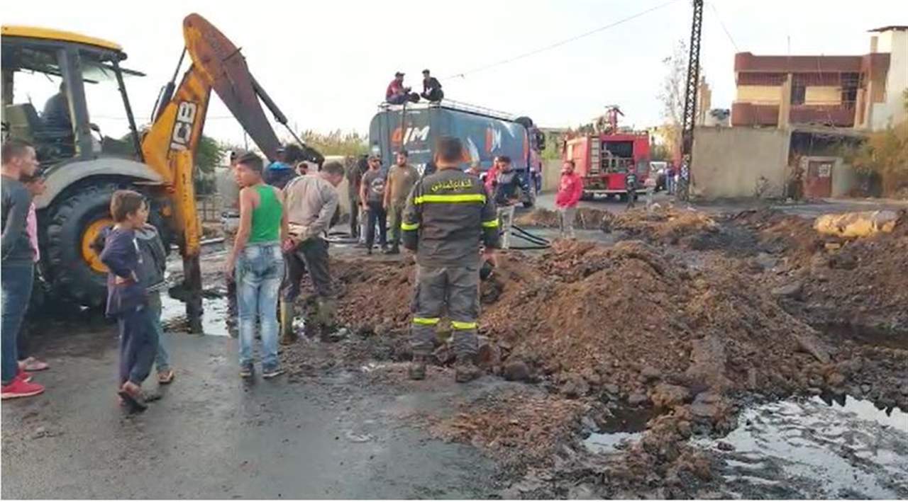  المباشرة بإصلاح أنابيب النفط في طرابلس