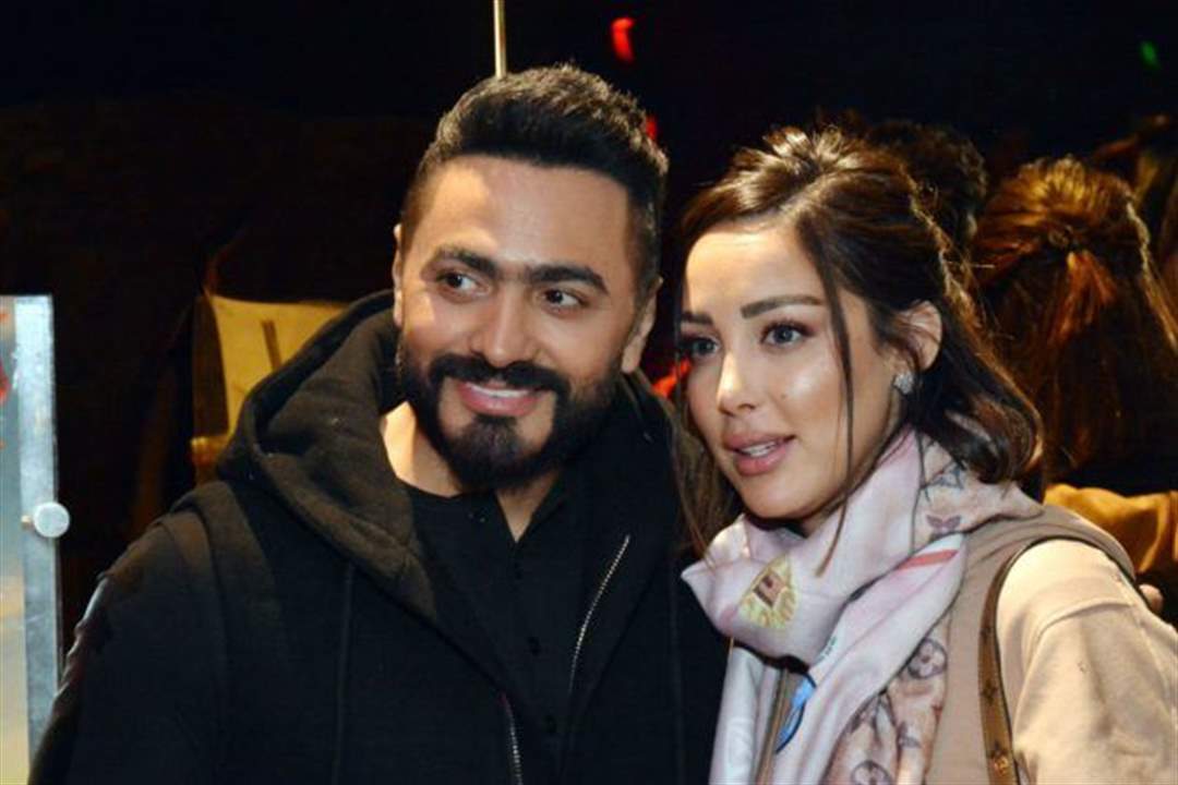 تامر حسني يصالح بسمة بوسيل ولا طلاق بعد اليوم ولكن ماذا حصل لـ أحلام؟