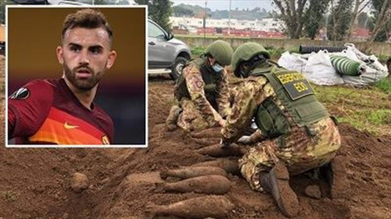 قنابل في ملعب التدريب الخاص بروما والجيش يتدخل