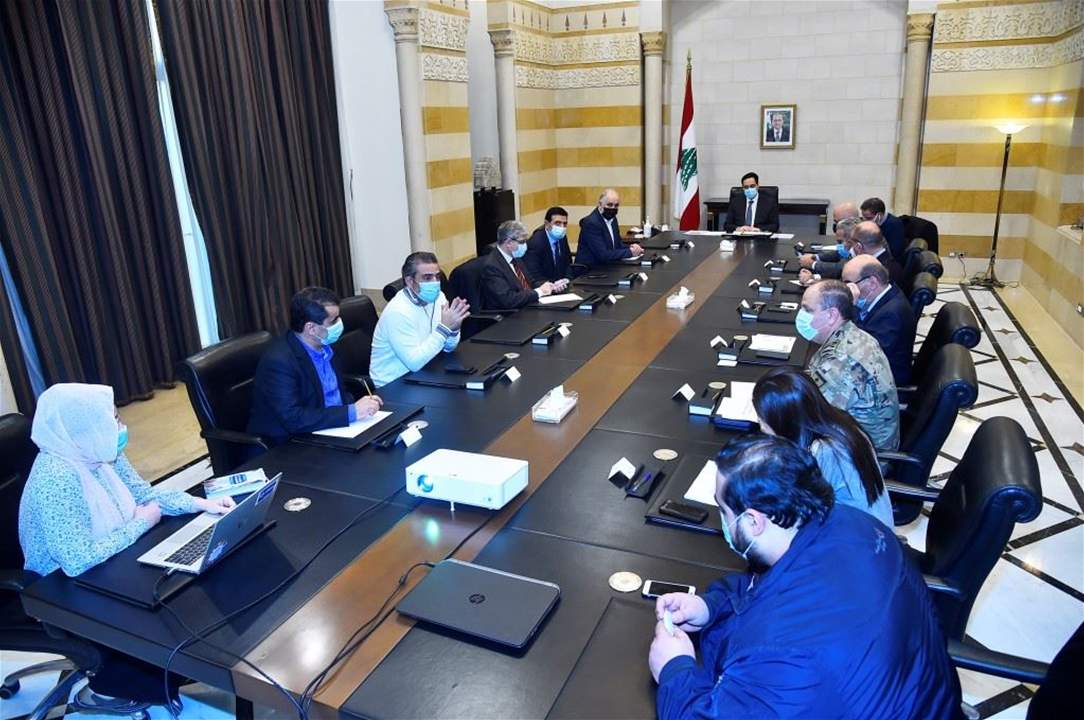 دياب ترأس اجتماعا امنيا ناقش التشدد في تطبيق التدابير للحد من انتشار كورونا والاجراءات الأمنية خلال ك1 وفترة الأعياد