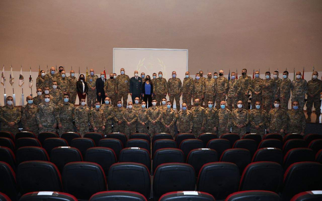 إحتفال تكريمي للضباط الذين شاركوا في أعمال الإغاثة والمساعدات المتعلقة بإنفجار مرفأ بيروت