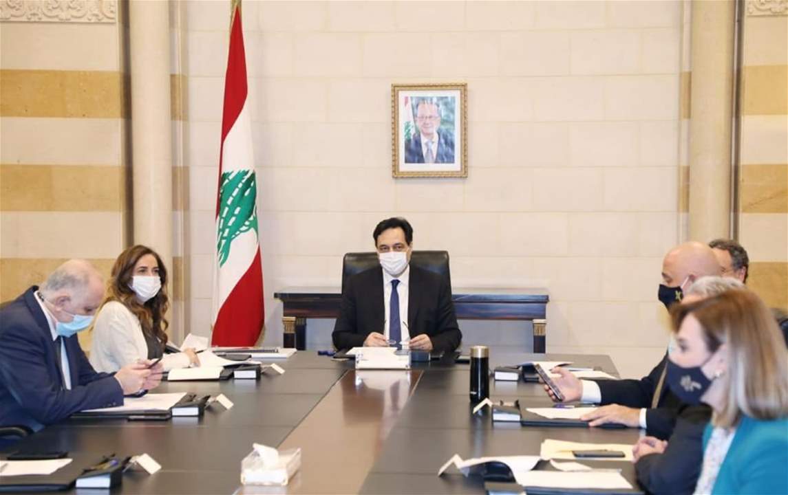 دياب ترأس اجتماعا أمنيا وآخر للجنة متابعة كورونا: الإقفال وحده لا يكفي 