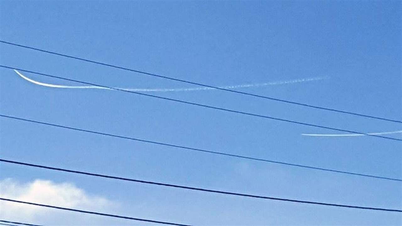 تحليق لطيران العدو الاسرائيلي في أجواء بيروت وضواحيها