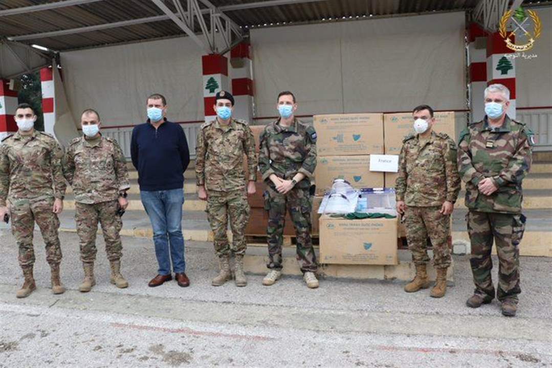 هبة فرنسية لصالح طبابة الجيش لمكافحة فيروس كورونا
