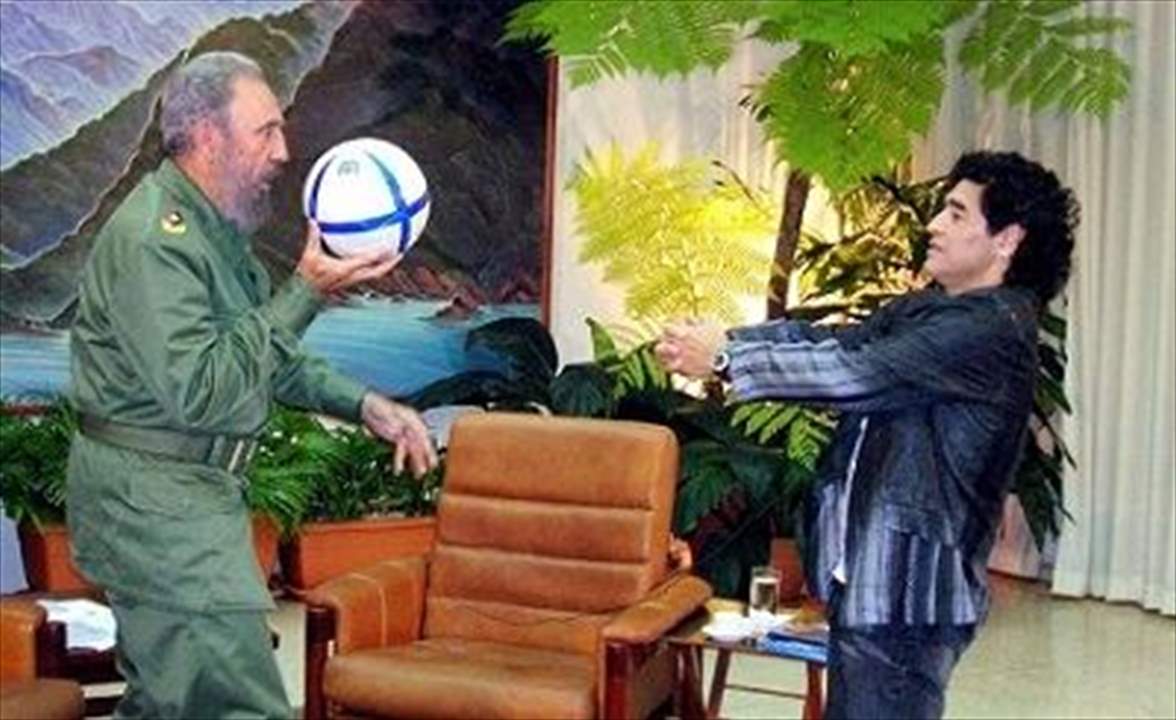 ثروة مارادونا ... هدية ثمينة من فيديل كاسترو