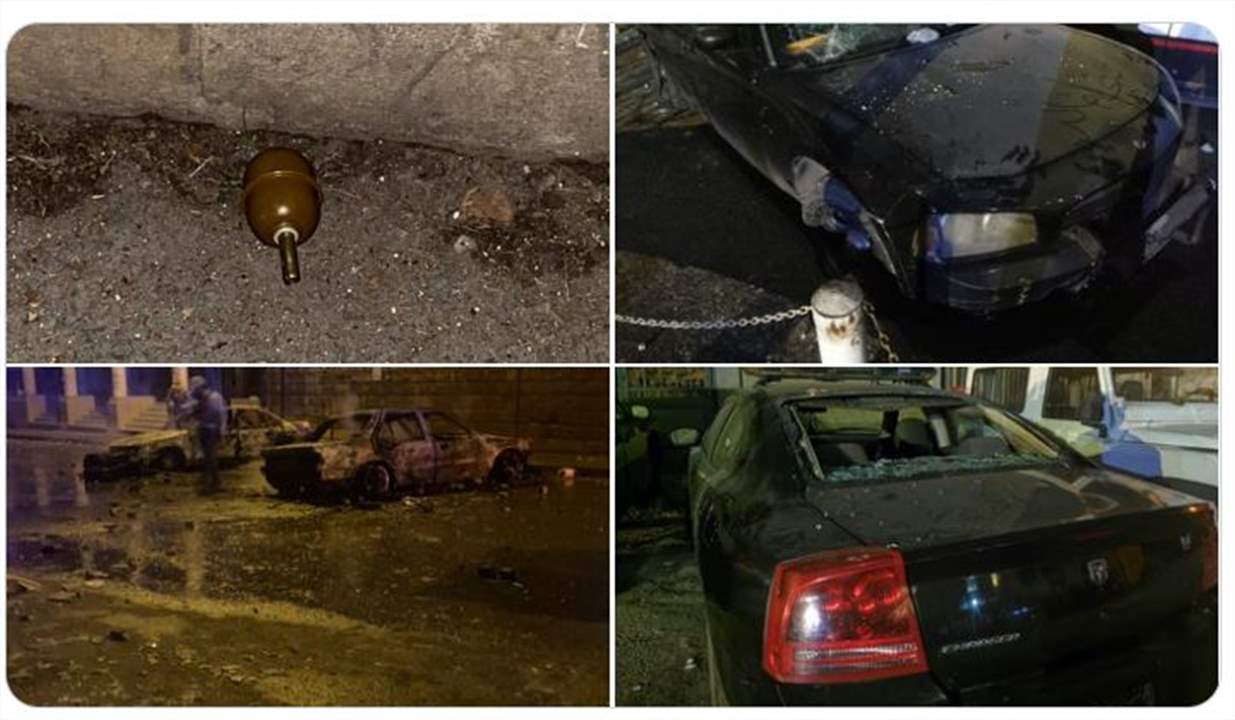 قوى الأمن الداخلي: استهداف قوى الأمن في طرابلس بقنابل يدوية روسية الصنع - صور