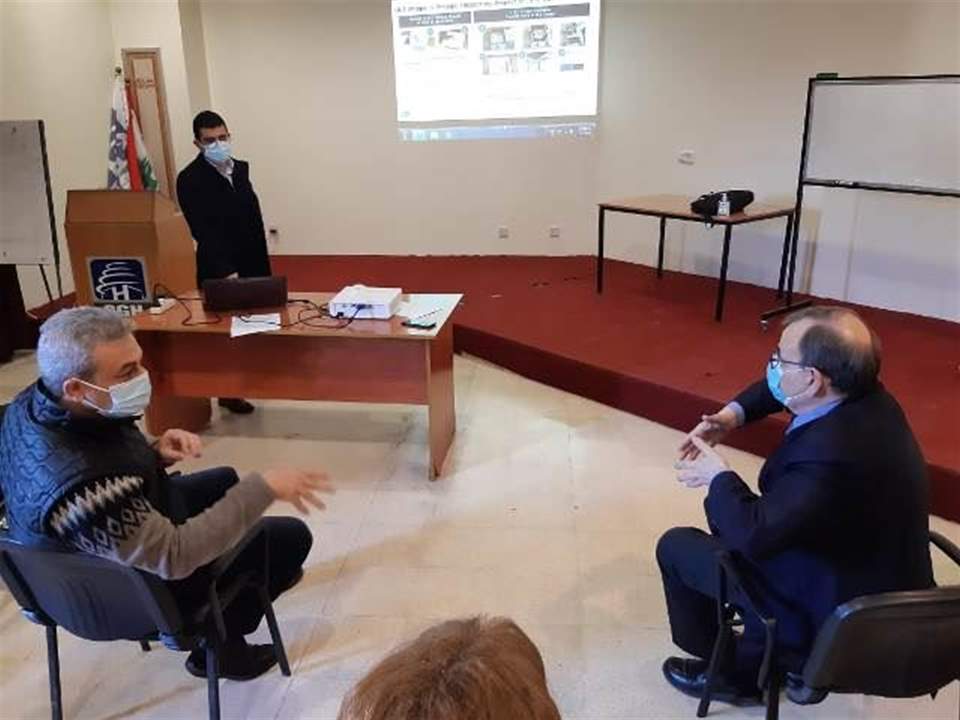 عبد الرحمن البزري تفقد إستعدادات مستشفى صيدا الحكومي وشارك في حلقة تدريبية عن اللقاح