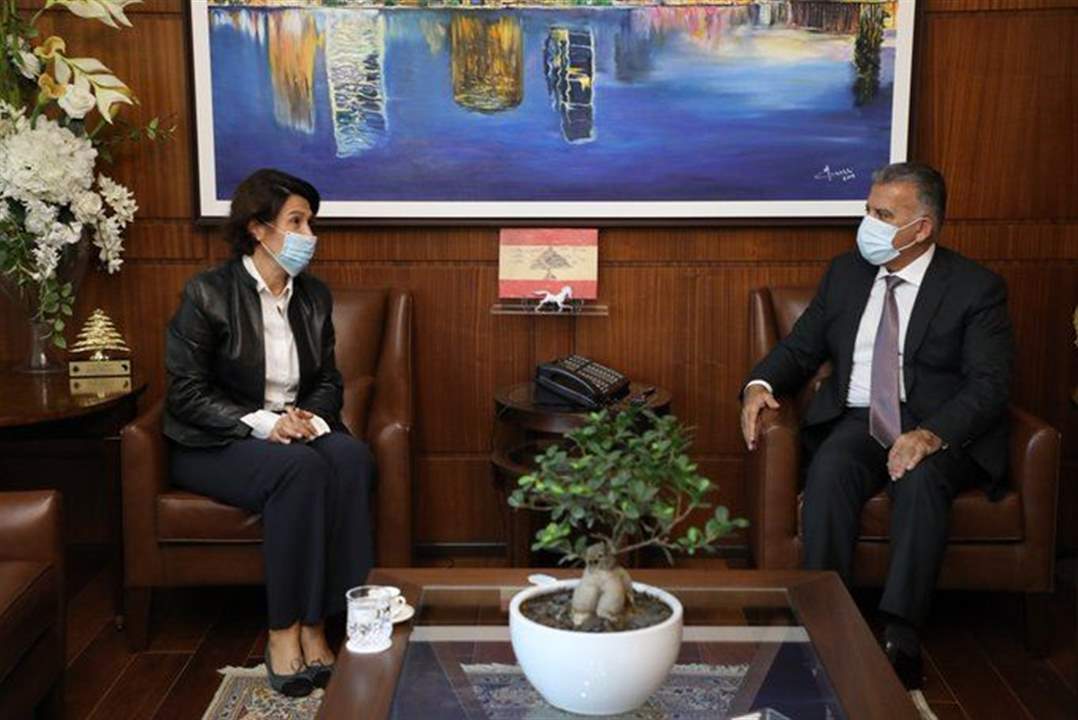 اللواء ابراهيم بحث تطوّرات الوضع في لبنان مع سفيرة فرنسا ومنسقة الأمم المتحدة