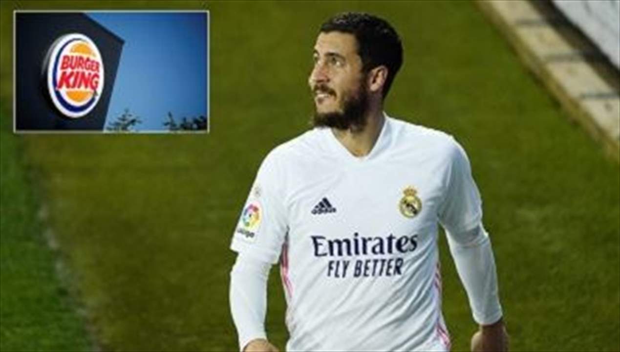 عملاق المأكولات الجاهزة يستغل إصابة هازارد .. دعاية وسخرية