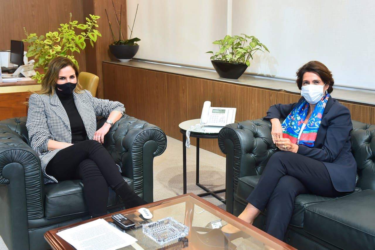 عبد الصمد استقبلت غريو: نشكر مساعي ماكرون ومساعدات فرنسا الإنسانية