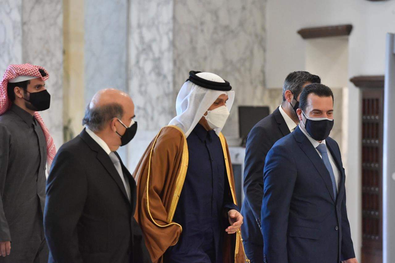 عون يلتقي نائب رئيس مجلس الوزراء وزير خارجية قطر  في بعبدا