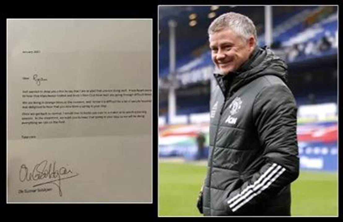 سولشاير يوجه رسالة عاطفية لمشجّع عانى صعوبات صحية وعقلية